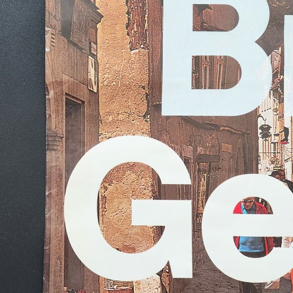 Rare Vintage Braniff Travel Poster for Federal Republic of Germany - Picture 4 of 10